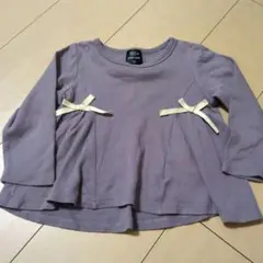 petit main オーガニックコットン 長袖カットソー 100