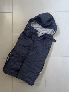 UNIQLO ネイビー キルティング おくるみ