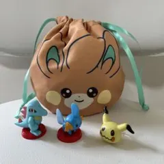 ポケモン 巾着袋 ＆ フィギュア 4点セットのサムネイル