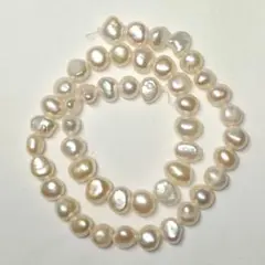 [大粒]　淡水パール　1本売り　バロック　約8.5mm　PB204