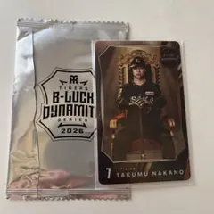 阪神タイガース 中野拓夢 B-LUCK DYNAMITE 入場特典カード 京セラ
