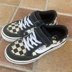 VANS チェッカー　スニーカー 22cm