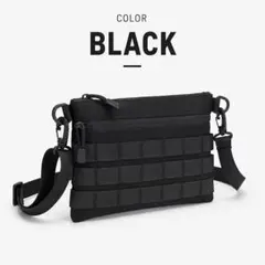 タクティカル サコッシュ ショルダーバッグ クロスボディバッグ MOLLE対応のサムネイル