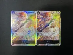ワンピースカード ナミSR ロブ・ルッチSR セット