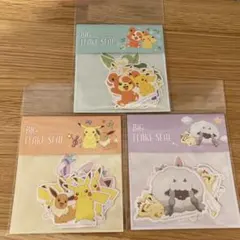 ポケモン　フレークシール　３種セット