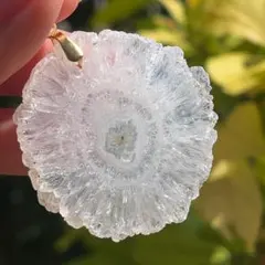 高品質ソーラクォーツペンダントトップsilver925