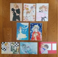 花とゆめ展　ポストカード　8点