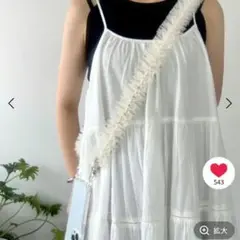 【美品】チュール　スマホショルダー　ローリーズファーム　スマホストラップ