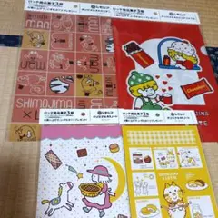 SHIMOJIMA × LOTTE クリアファイル 2枚とノート2冊セット