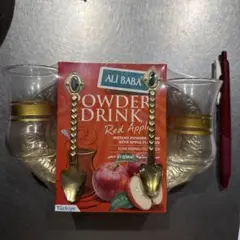 ALI BABA Powder Drink Red Apple セット