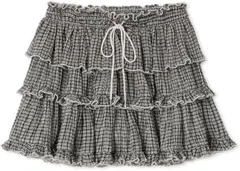 SNIDELコットンフリルスカショーパン