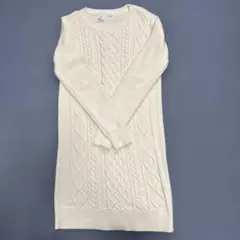 GAP KIDS アイボリー ケーブルニットワンピース XL