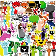 スプランキー　ステッカーセット シール　57枚　インクレディボックス　防水