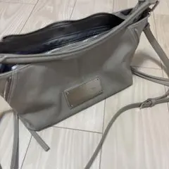 キタムラ】メタル バックル スクエア ナイロン ショルダーバッグ 