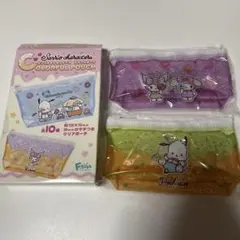 サンリオ　カラフルポーチ　2個セット マイメロディ＆クロミ　ポチャッコ