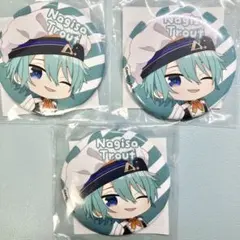 渚トラウト にじさんじぷち 缶バッジ