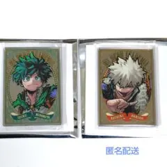 ヒロアカ　パブミラー風アクリルステッカーコレクションファンタジー緑谷出久爆豪勝己