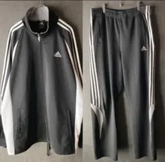 00s adidas セットアップ トラックジャケット パンツ ブラック Y2K