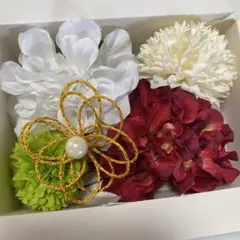 花モチーフ 髪飾りセット　和装　ウエディング