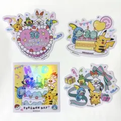 ポケモン 30周年記念 ステッカー 5枚セット 韓国限定 - メルカリ