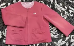 美品⭐︎familiar ピンクナイロンジャケット 100cm
