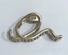 ヘアクリップ　ピンクゴールド