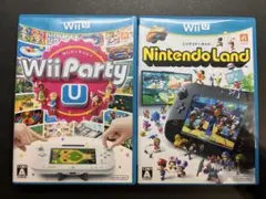 【wii U】 wii パーティーU、ニンテンドーランド 2品まとめ売り