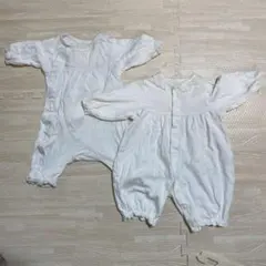 conbi mini カバーオール 2点セット　ツーウェイ　ドレスオール　長袖