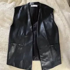 レザー ベスト