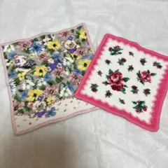 再値下げ☆FEILER☆ お花畑　ハンカチ2枚セット