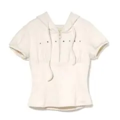 完売品 ✨♡♡アンドマリー Willow heart charm tops andmary Willow heart charm tops ivory - メルカリ