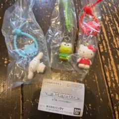 ガチャガチャ Sanrio ななほしカラフルマルチチャーム　3個セット