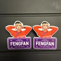 FENGFAN 2024 INI FAN-CON TOUR ピンバッジ2個セット