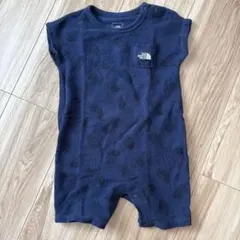 THE NORTH FACE ベビー ロンパース ネイビー