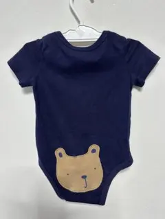 GAP ネイビー クマ ロンパース 6-12M 70cm