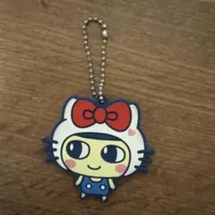 たまごっち　まめっち ハローキティ ラバーキーホルダー