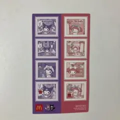 マクドナルド　マイメロ　クロミ　シール