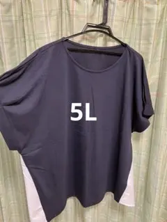#5L 大きいサイズ　レディース　トップス　半袖カットソー