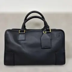 美品 保証書有 おまけ付 LOEWE ロエベ アマソナ28 ストーンブルー