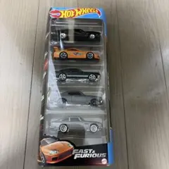 Hot Wheels Fast & Furious 5台セット