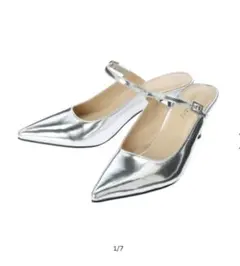 【未使用】Arpege story きゃしゃストラップパンプス 24.5cm