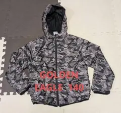 GOLDEN EAGLE 迷彩ジャケット 140 フード付き ポケットあり