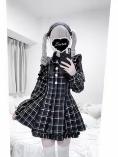 épine double ribbon frill blouse エピヌ - メルカリ