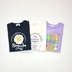 子供服 女の子 130cm 長袖 Tシャツ まとめ売り 新品 YFN47