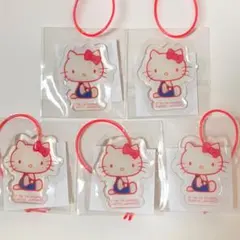 レア☆ハローキティ　サンリオ　プレミアム　おまけ　ぷっくり　シール　5点セット