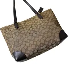 コーチ トートバッグ シグネチャー ハンドバッグ キャンバス