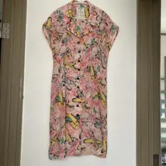 CHANEL BOUTIQUE 飛行機柄 半袖ワンピースのサムネイル