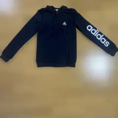 adidas アディダス レディース M パーカー ネイビー 紺 ロゴ入り