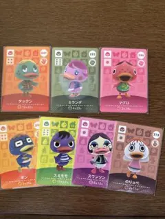 どうぶつの森　アヒル住民　amiiboカード　まとめ売り