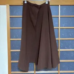MACPHEE ブラウン フレアスカート ひざ丈のサムネイル